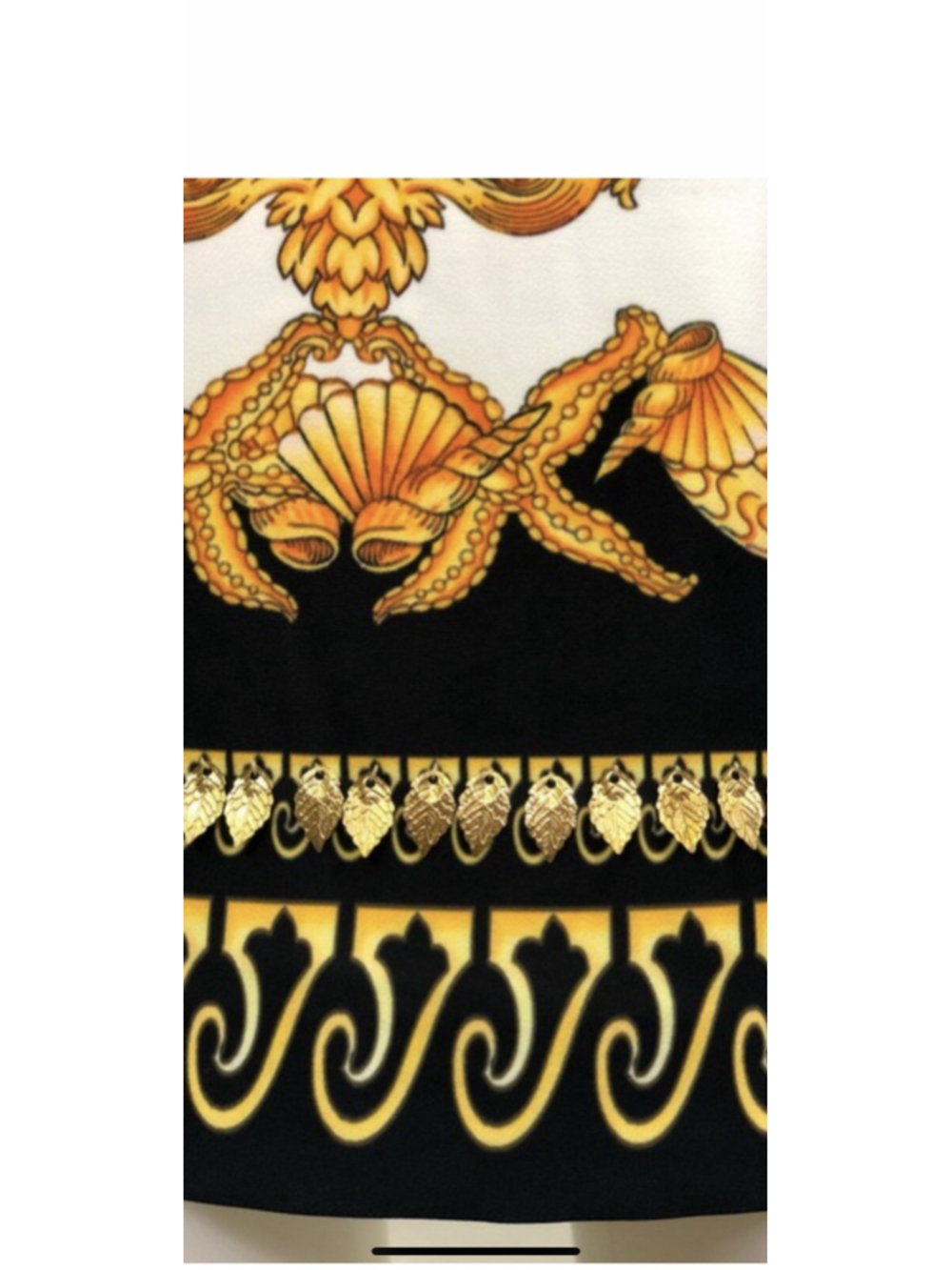 black yellow Mini Dress Medusa Size M - Picture 6 of 6